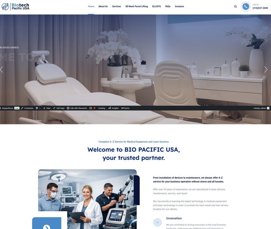 Biopacificusa.com Website