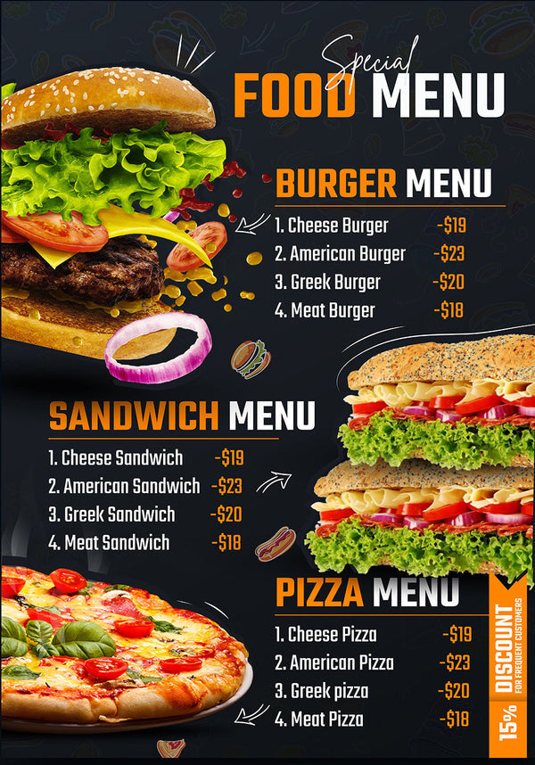 Motion Graphic Digital Menu Board