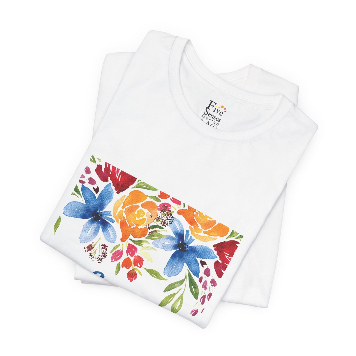 Summer Flowers T-Shirt — Bright Floral Graphic Tee